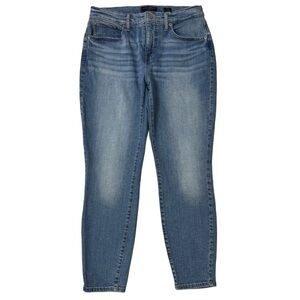 {Lucky Brand} "Mid Rise Skinny Ava" Light Blue Stretch Denim Jeans